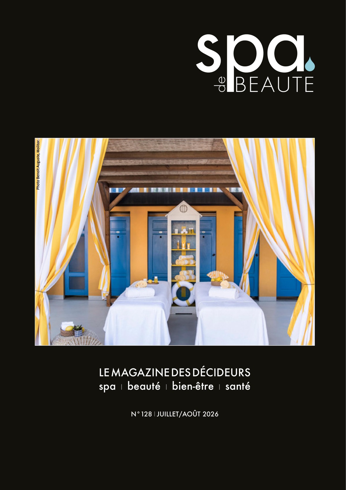 Couverture Spa de Beauté n°128, juillet-août 2026 — article Excellence au spa par Nadège Salomon